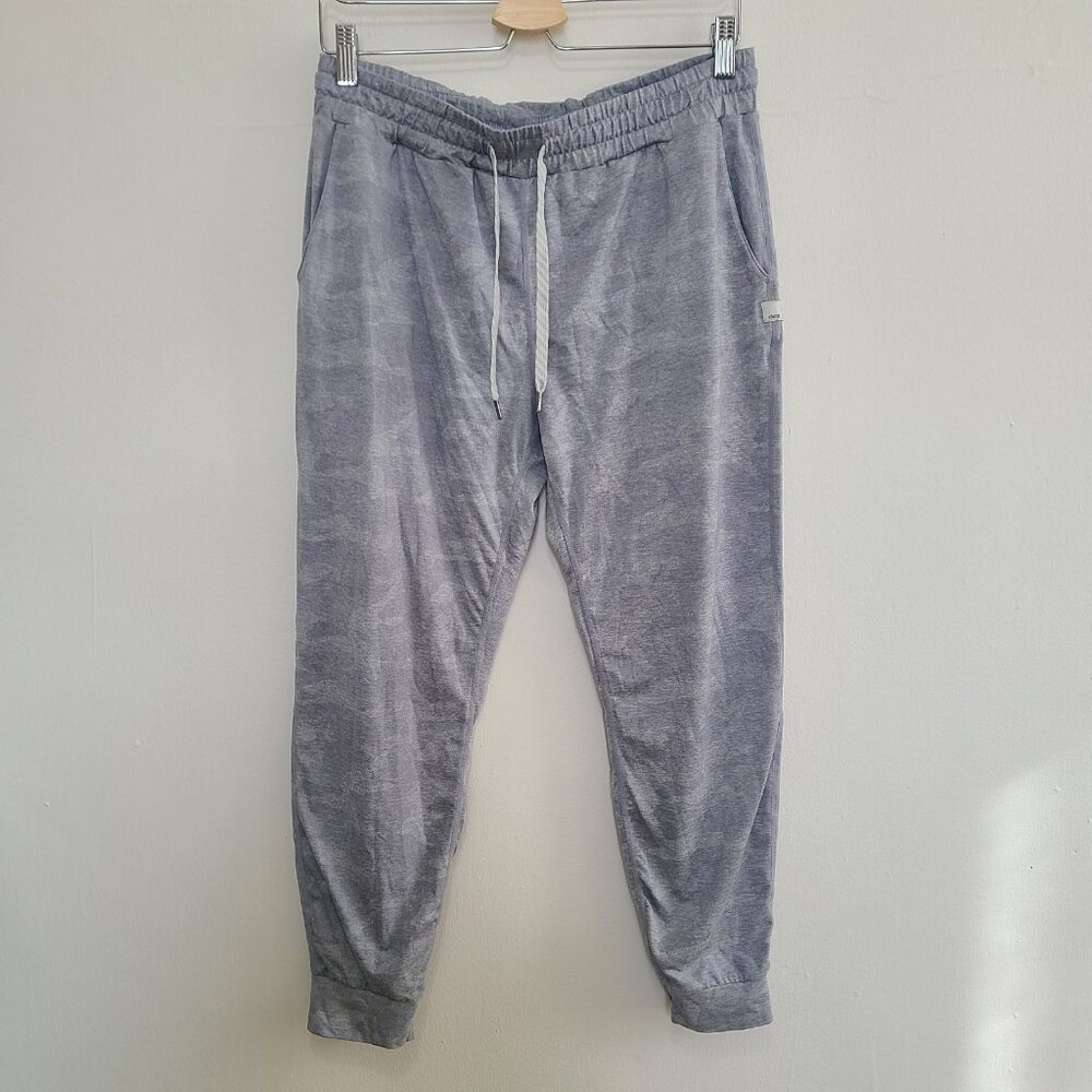 Vuori Performance Jogger Gray Camo Size M Dream Knit